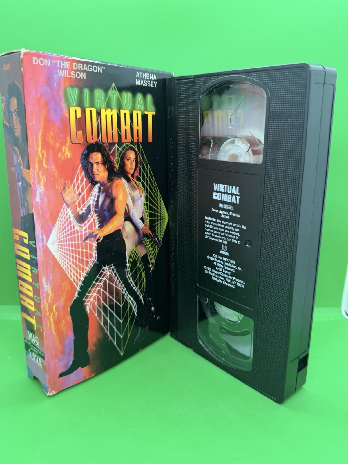 Virtual Combat (VHS, 1994) Don “The Dragon” Wilson, Michael Bernardo