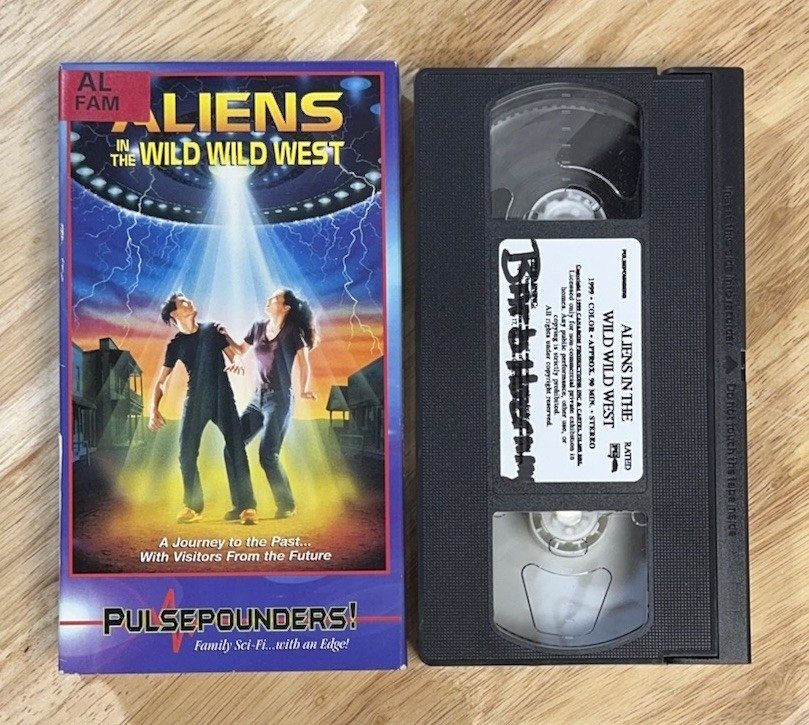 Aliens In The Wild Wild West RARE Hollywood Video 1999 VHS sci-fi Vintage OOP