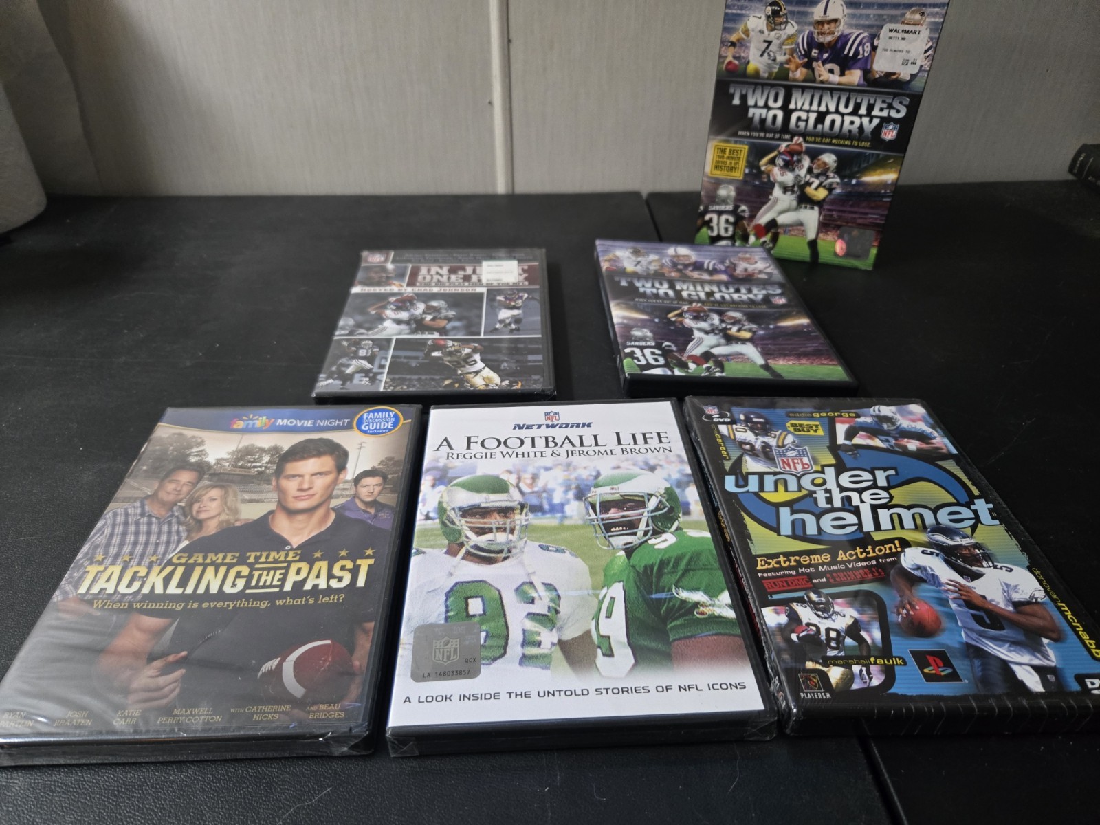 NFL FOOTBALL Lot of 5 NFL Football DVDS All In Great Condition – Clips & PLays