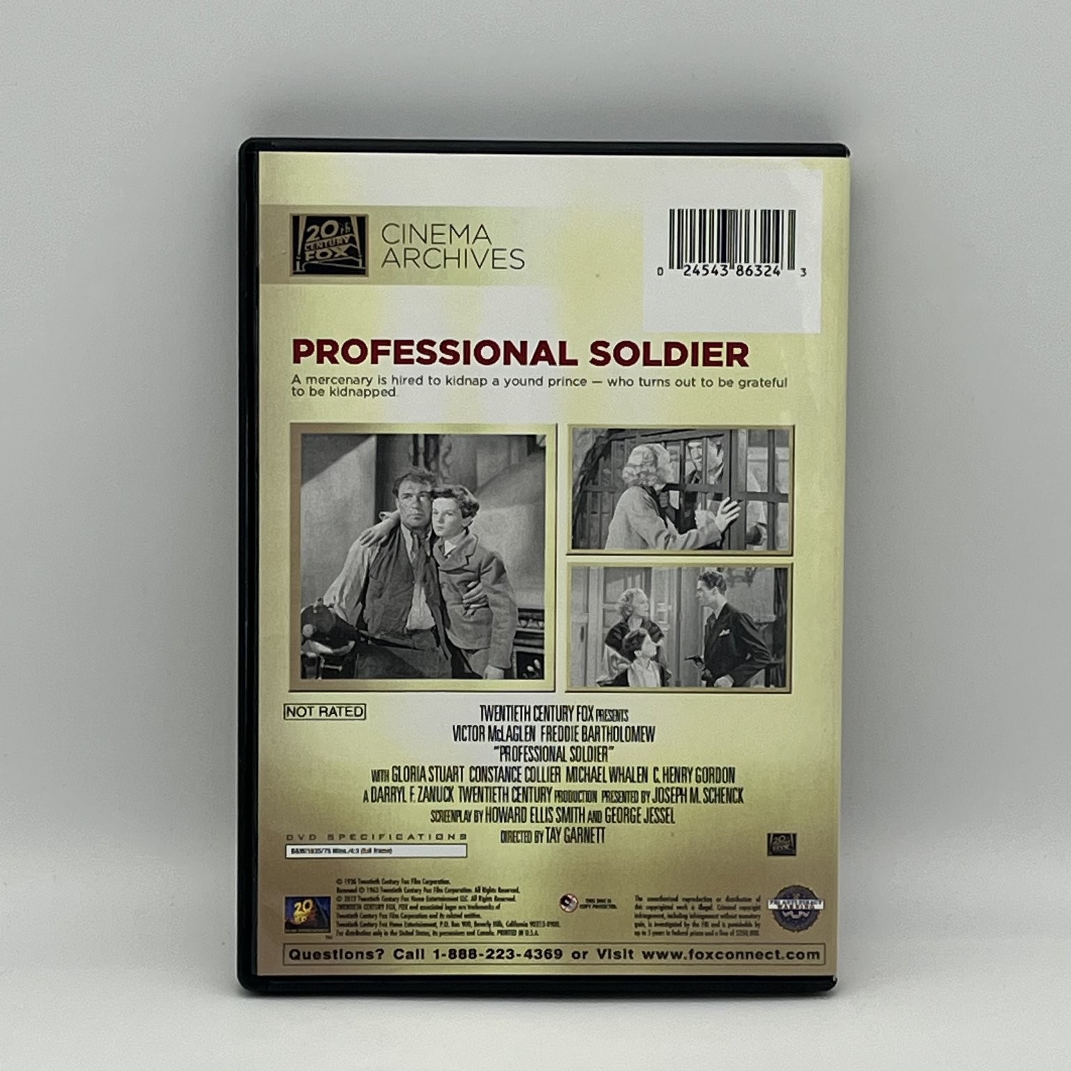 Professional Soldier DVD 1935 Cinema Archives Victor McLaglen Tay Garnett