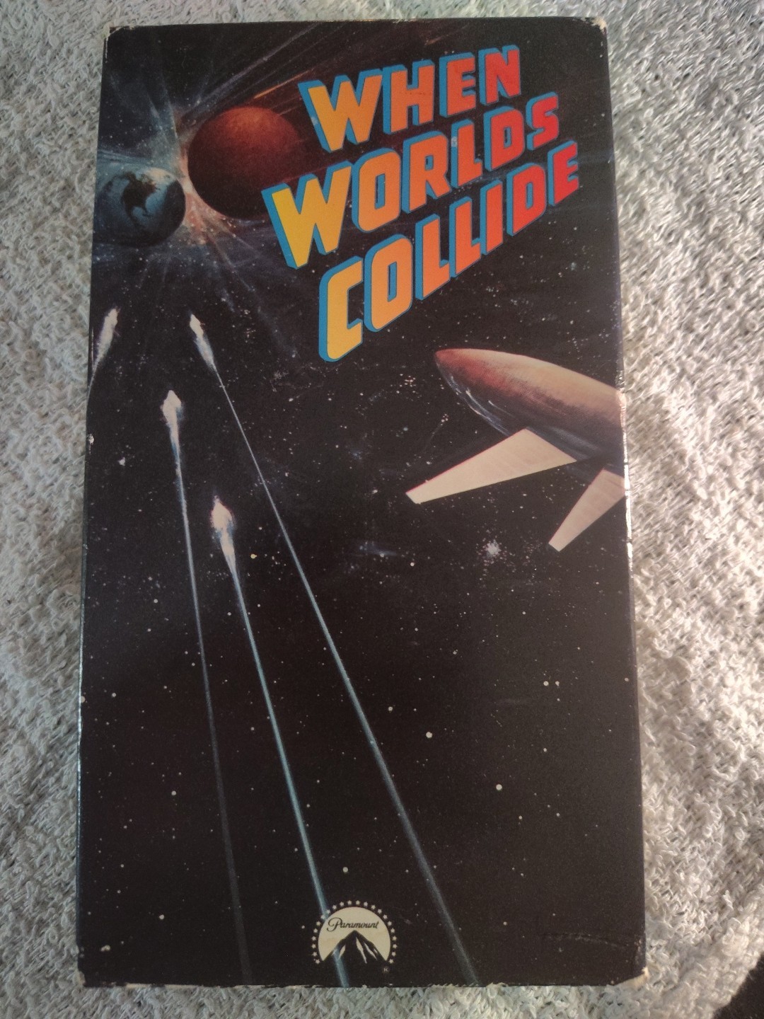 When Worlds Collide (VHS, 1991, Paramount) Richard Derr/Barbra Rush/John Hoyt!