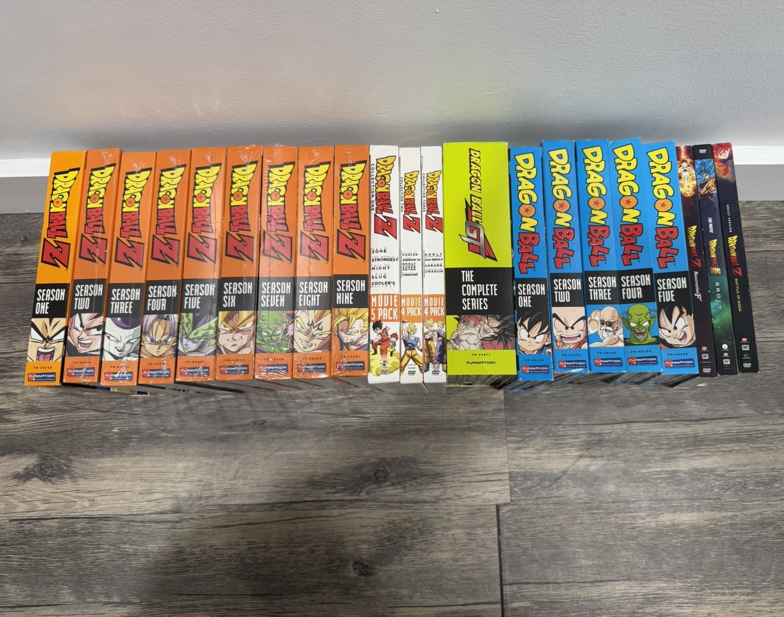 Dragon Ball DVD Collection Lot DBZ Seasons 1-9 GT Dragon Ball 1-5