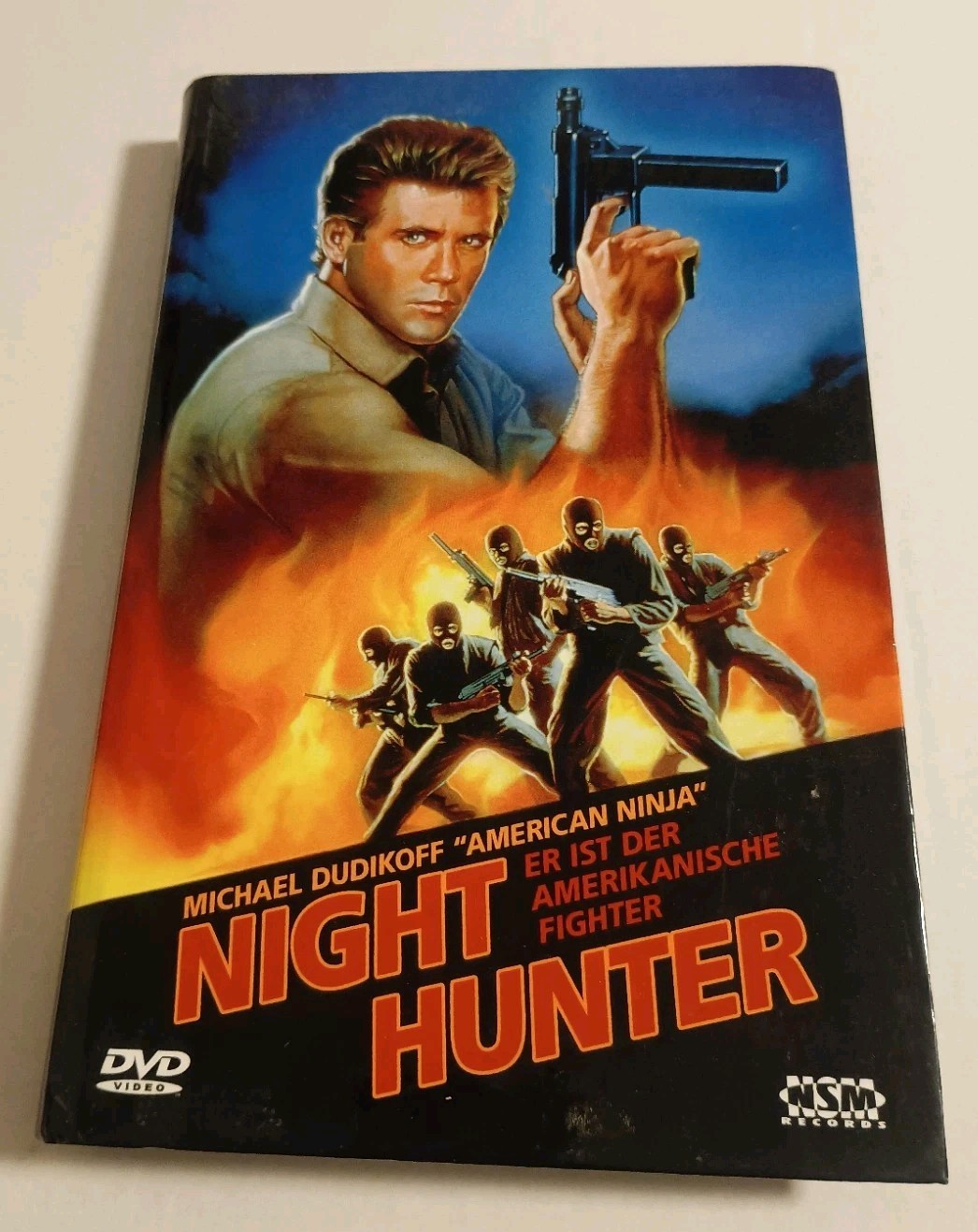 Night Hunter / Avenging Force DVD Region 2 VGC German Hardbox 142/250 Limited