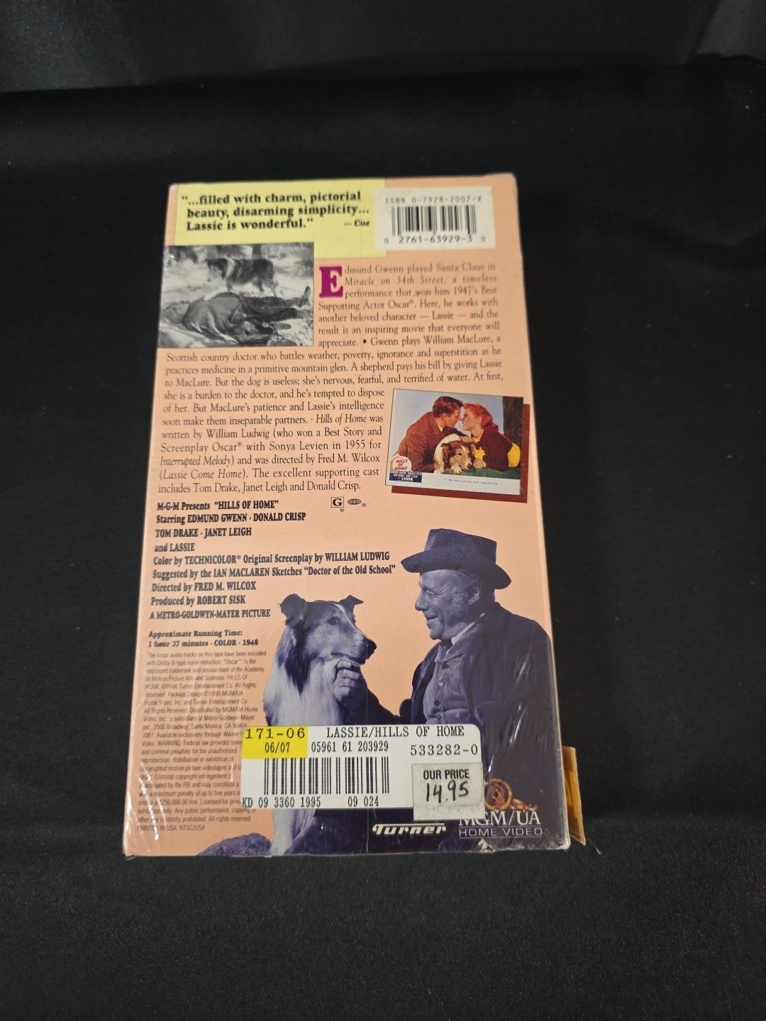 Classic 1940s/1950s Lassie Movies Lot Of 4 New Sitll Sealed VHS Tapes