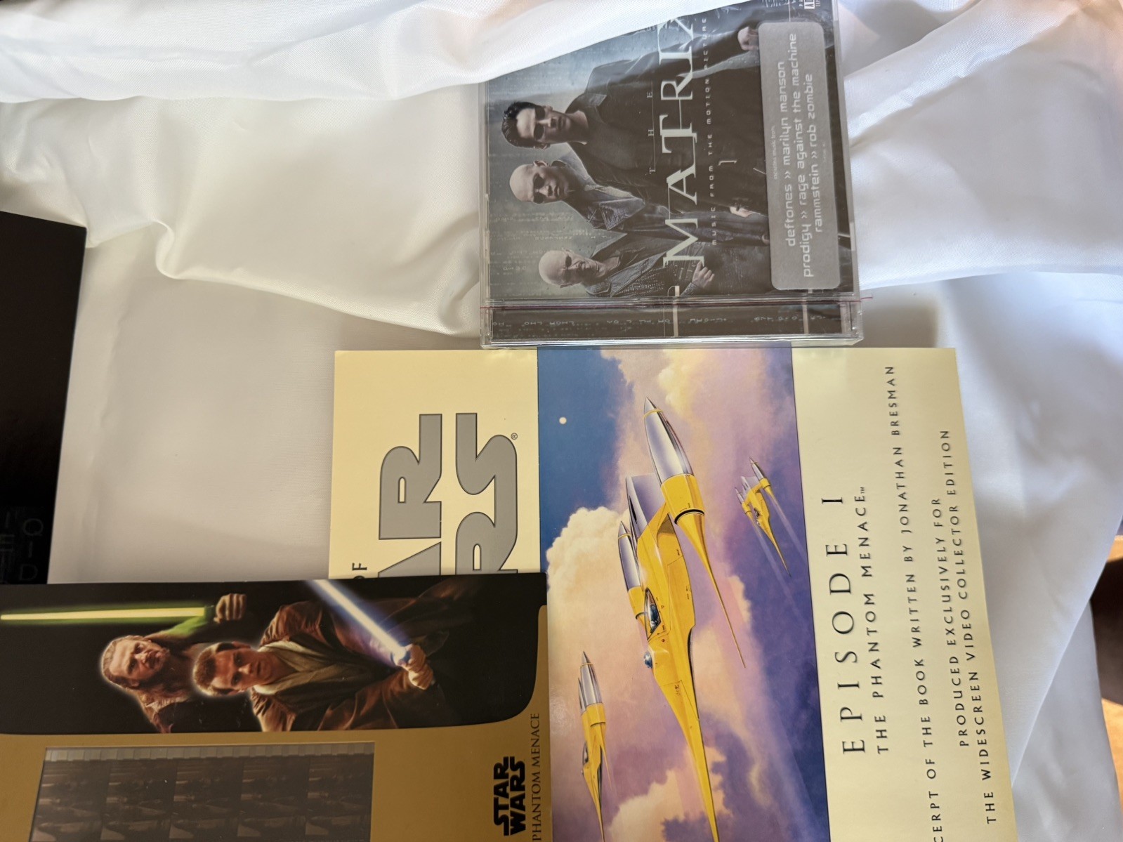 The Matrix Soundtrack Collector’s Box Phantom Menace VHS & Book Set. Sealed CD