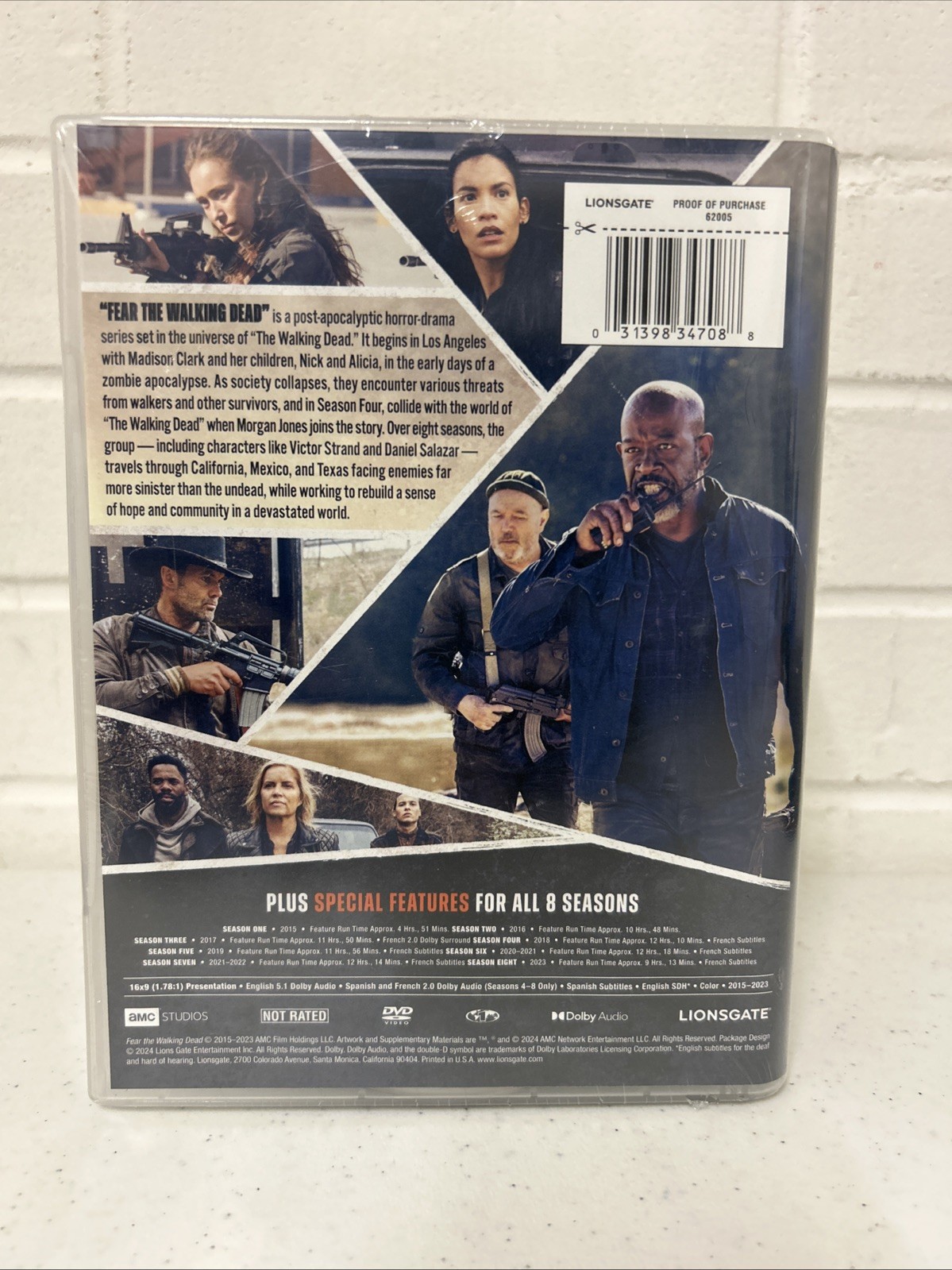 FEAR THE WALKING DEAD: the Complete Collection, New DVD