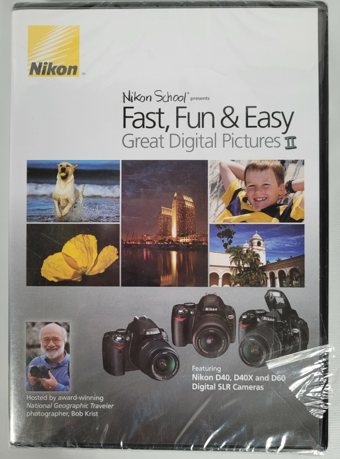 Nikon School: Understanding Digital Photography / Fast, Fun & Easy 2 DVDs SEALED