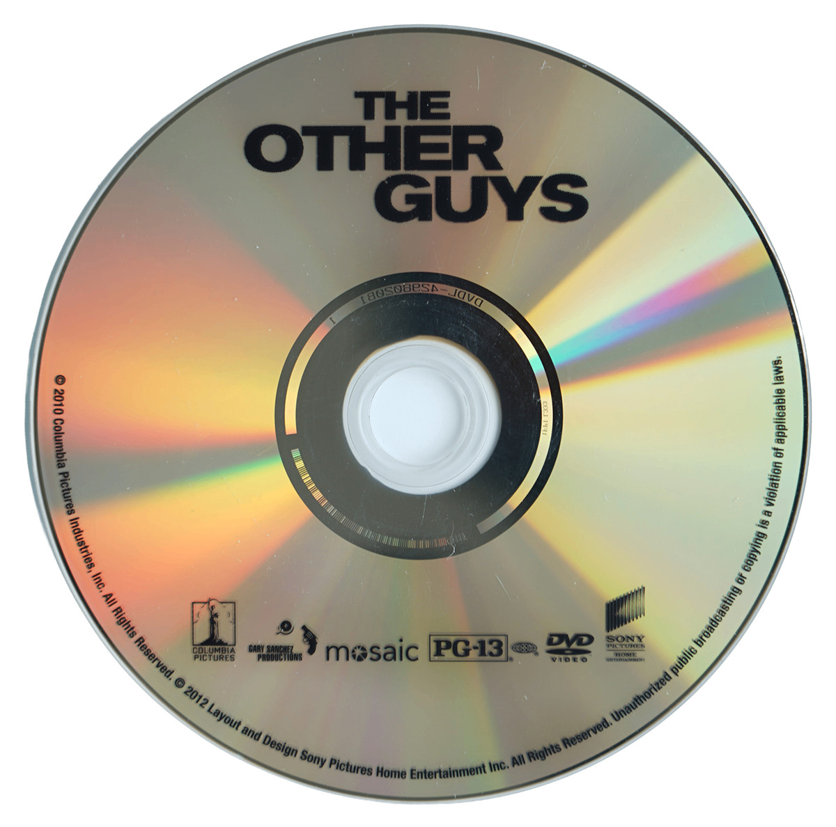 The Other Guys DVD 2010 Will Ferrell Mark Wahlberg Adam McKay Comedy