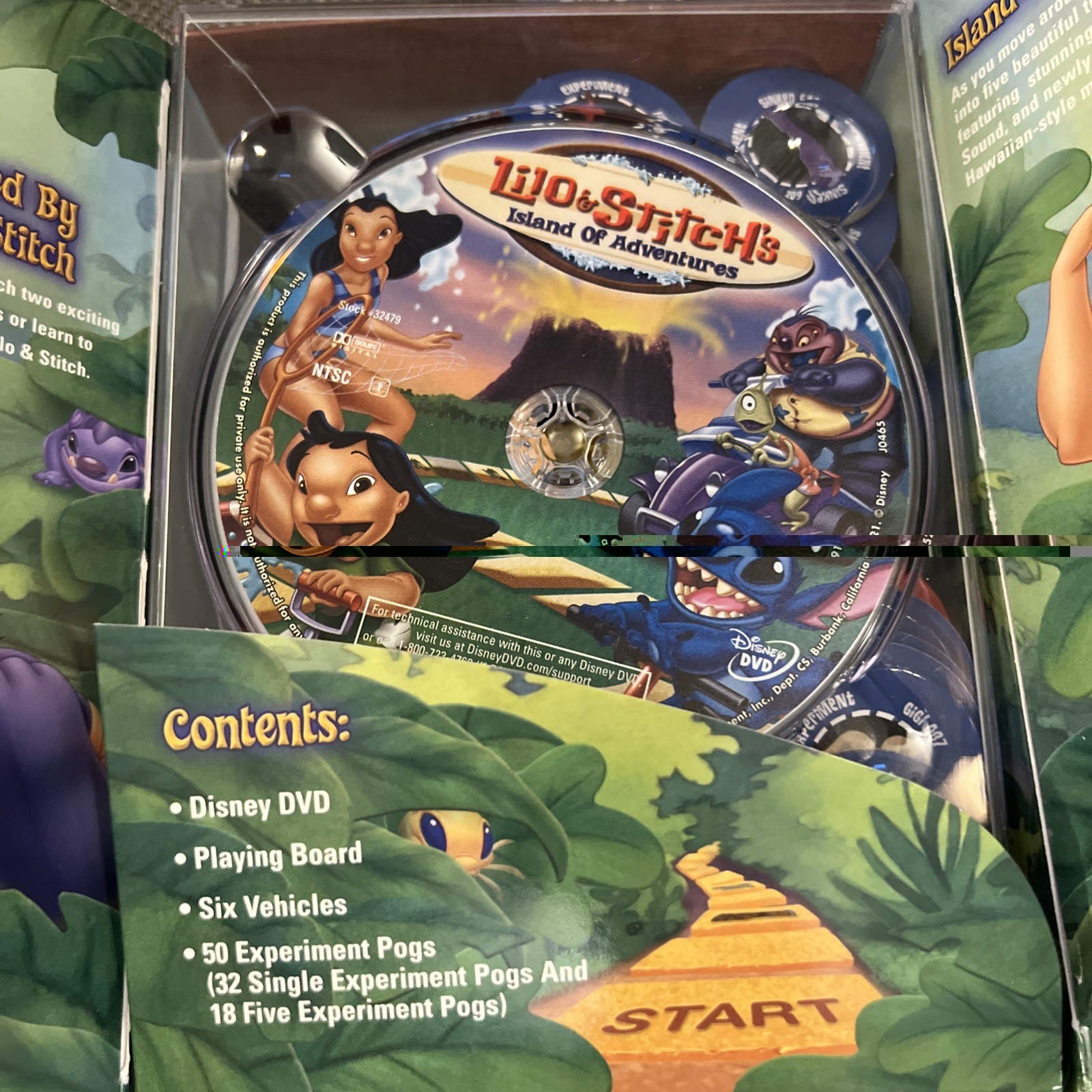 Lilo & Stitch’s Island of Adventures: Disney DVD Adventure Game 2003 DVD & Game