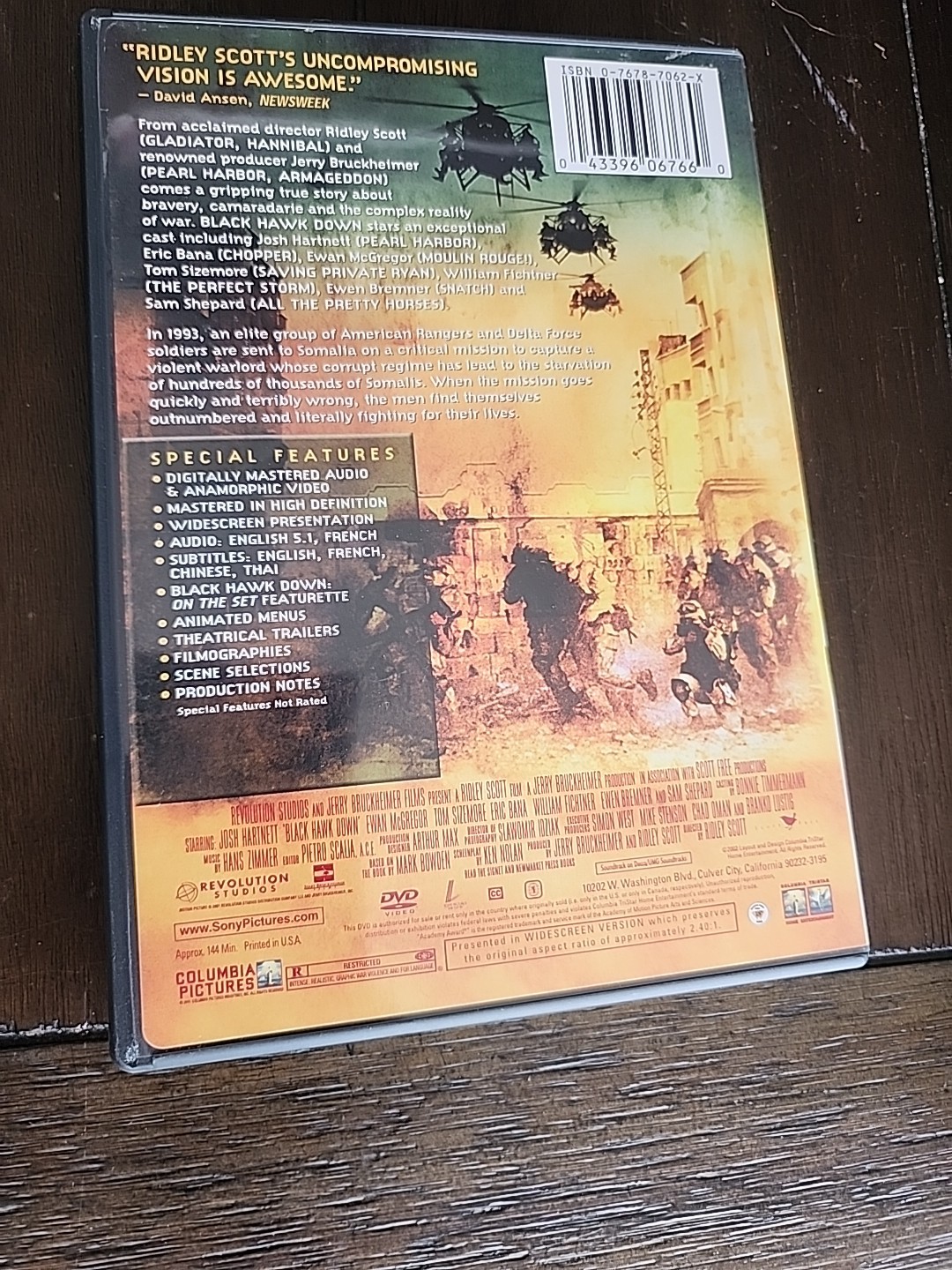 Black Hawk Down (DVD, 2001)