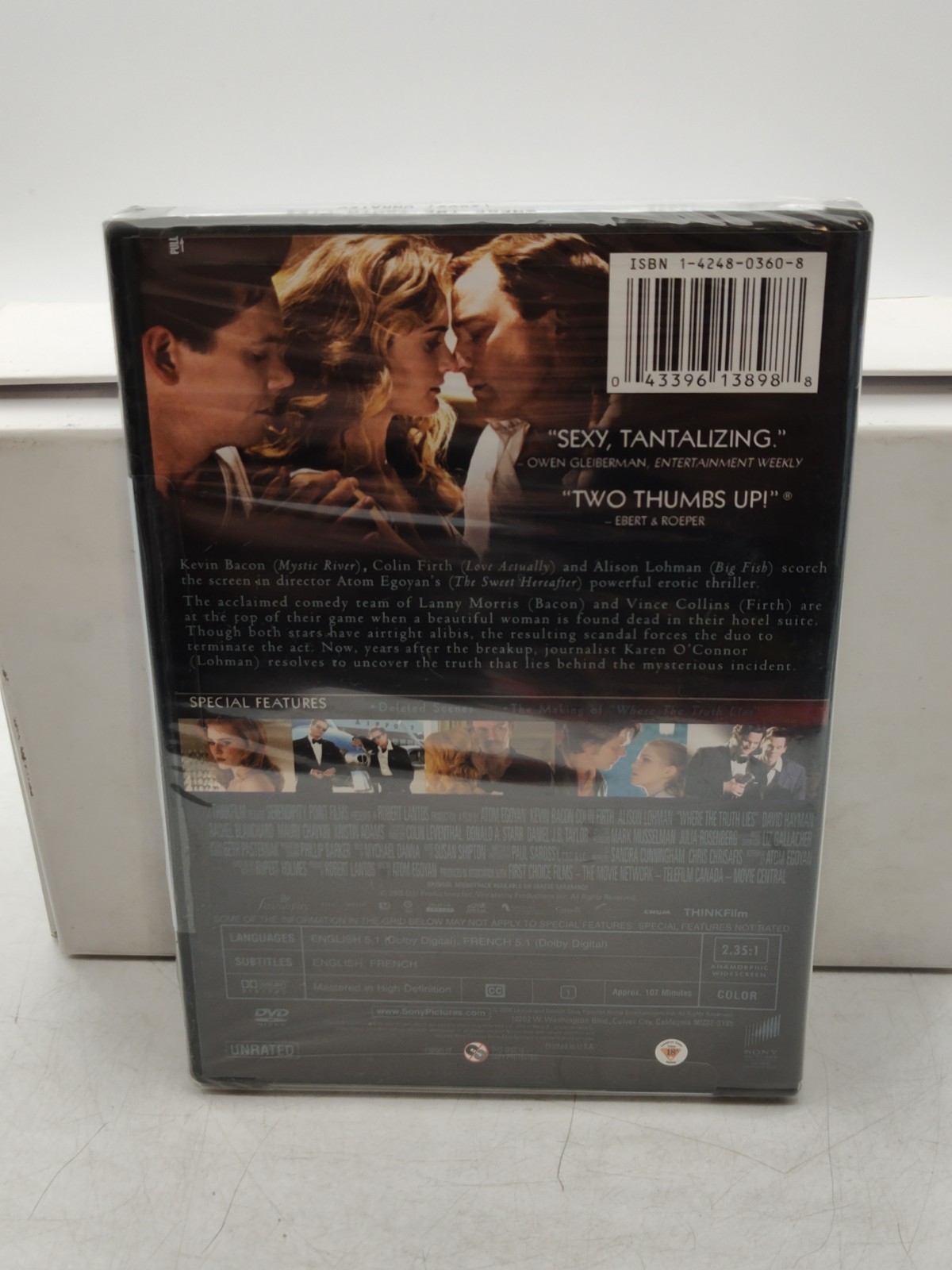 Where The Truth Lies (DVD, 2005) Unrated Theatrical Edition-Brand New Sealed