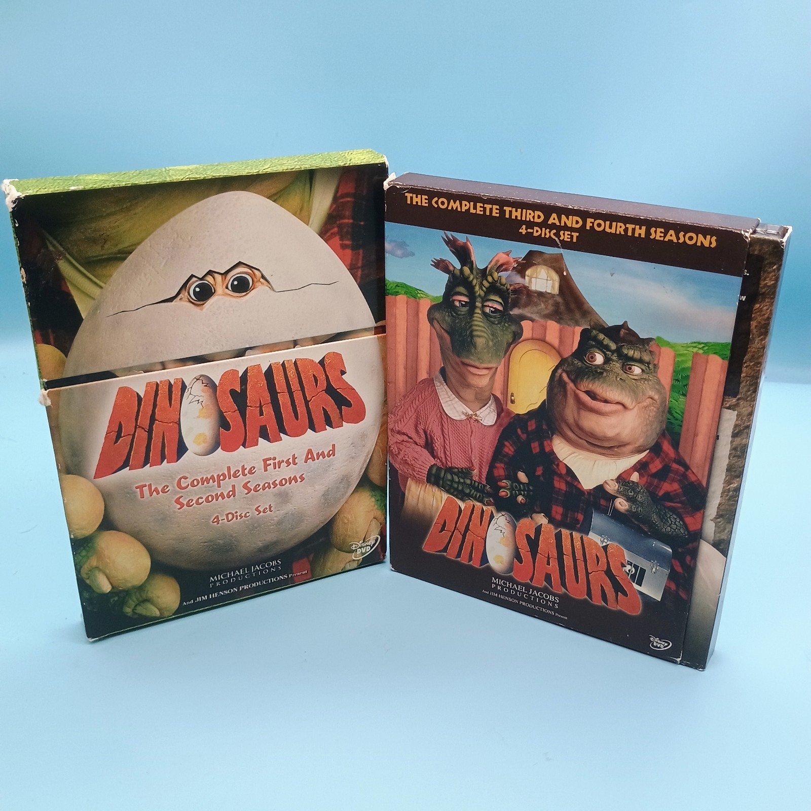 Dinosaurs Complete Series DVD Seasons 1-4 Bundle 8 Discs Jim Henson TV Show