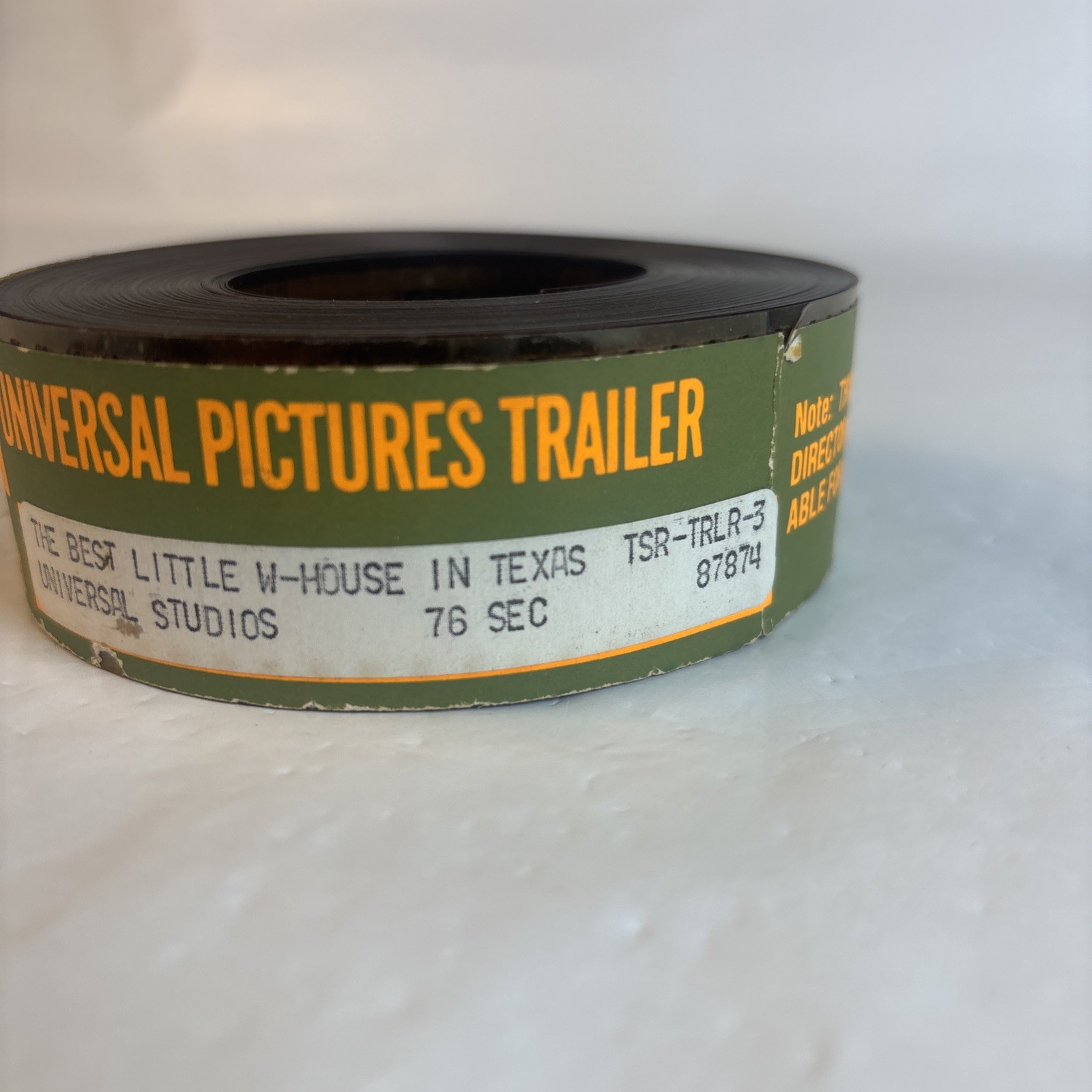 THE BEST LITTLE WHOREHOUSE IN TEXAS Theatrical Movie Trailer on 35mm Film Dolly