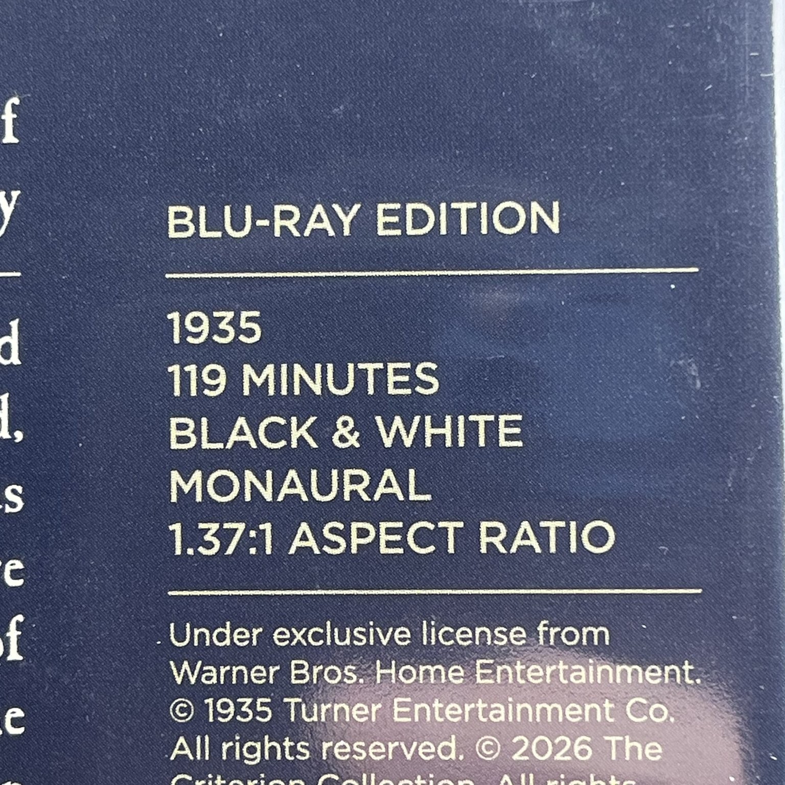 Captain Blood Blu-ray 1935 Criterion Collection Errol Flynn Michael Curtiz NEW