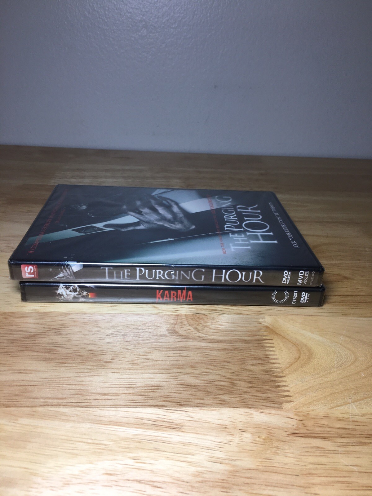 Lot of Two Brand New Sealed Horror DVDs The Purging Hour & Karma Films Movies!
