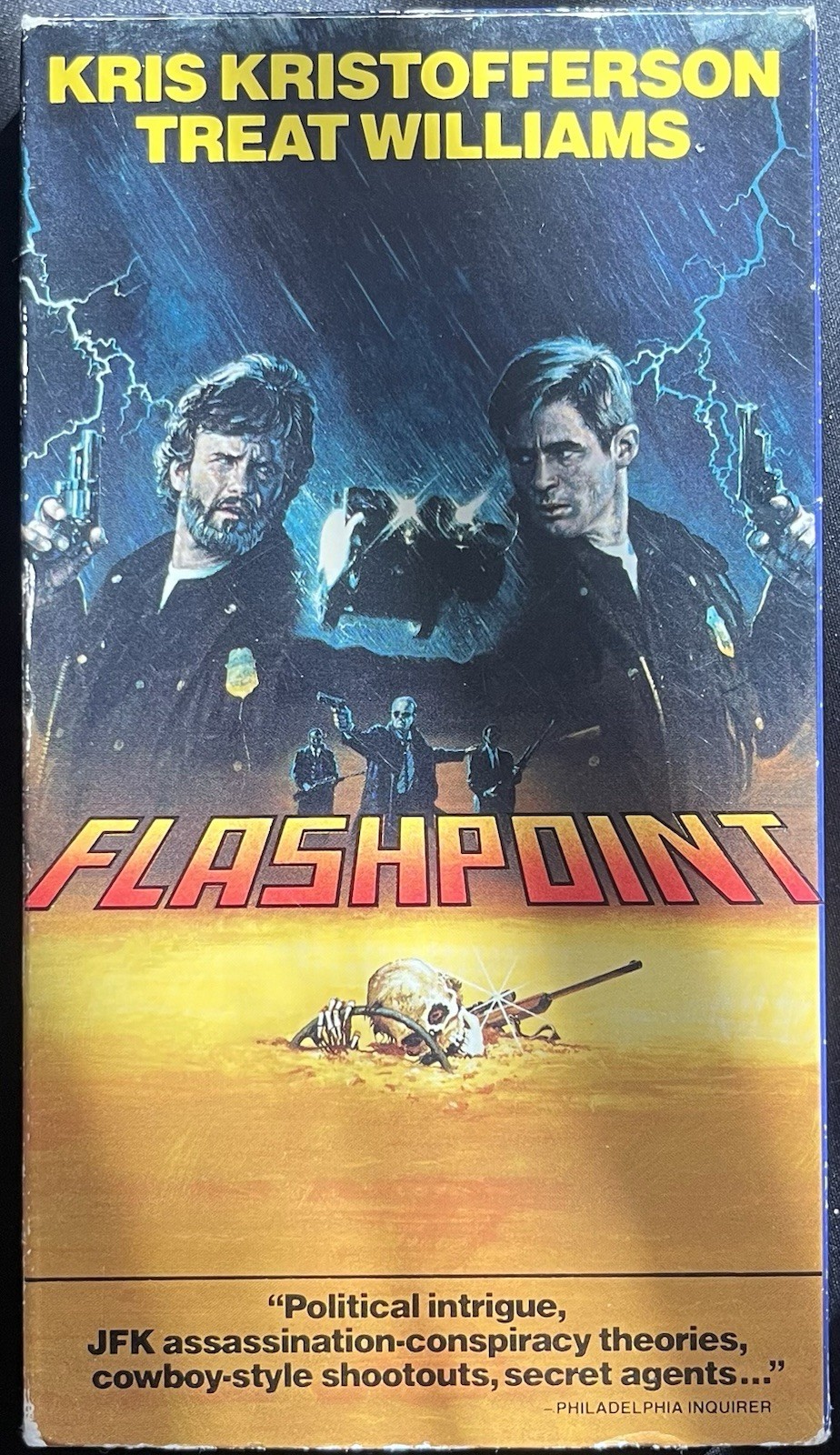 FLASHPOINT (1984) Kris Kristofferson Treat Williams Goodtimes VHS