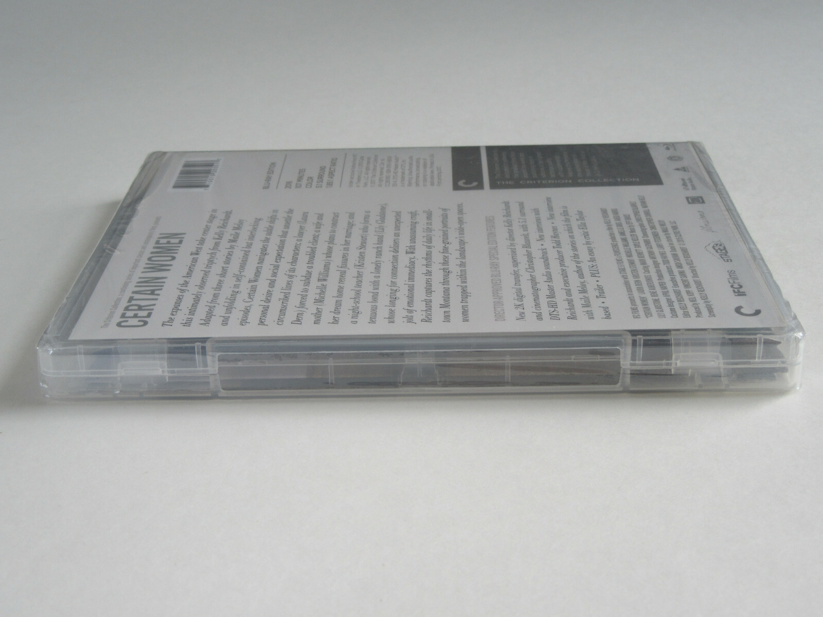 CERTAIN WOMEN (Blu-ray, Criterion Collection) Kelly Reichardt SIGNATURE STICKER!