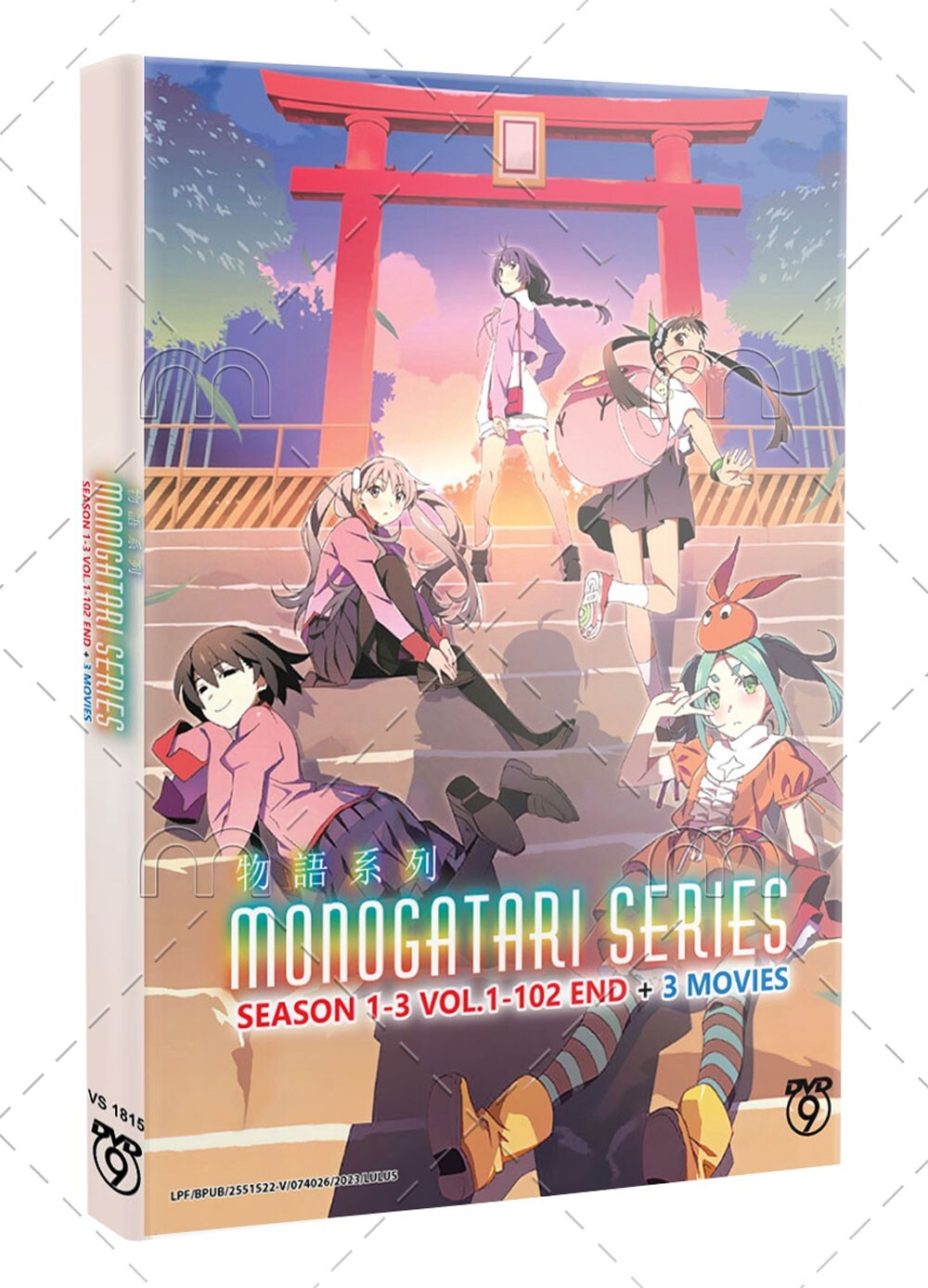 Monogatari Series Season 1-3 + Movies Anime DVD Bakemonogatari Nekomonogatari