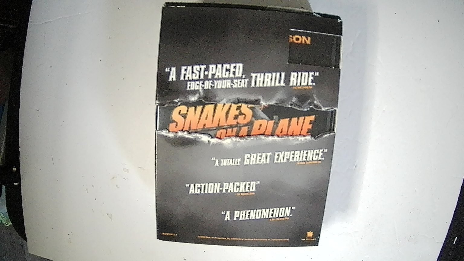 Snakes on a Plane DVD 2006 Fullscreen Samuel L. Jackson Bloopers Deleted Scenes