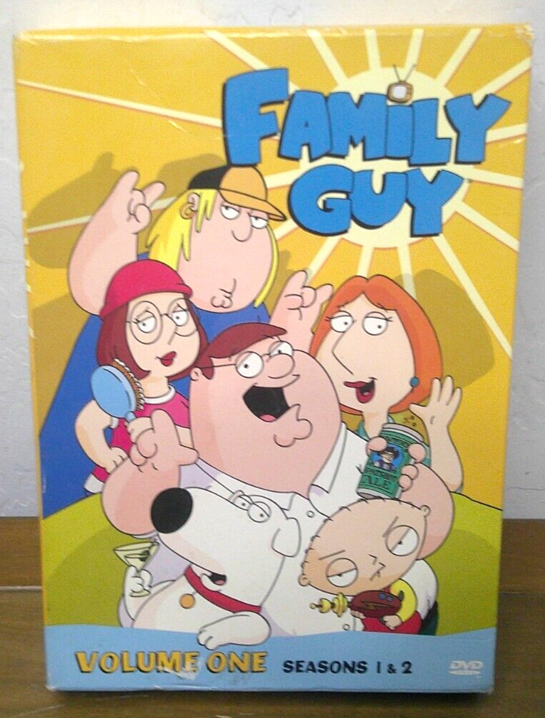 Family Guy! ~Volume One! ~Seasons 1 & 2! 4 Disc Set! Box Set! Cartoon Comedy!