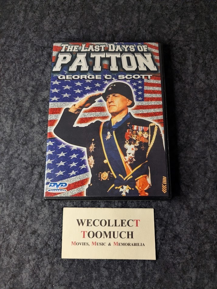 The Last Days Of Patton 1986 DVD 2000 Vina Edition George C Scott *