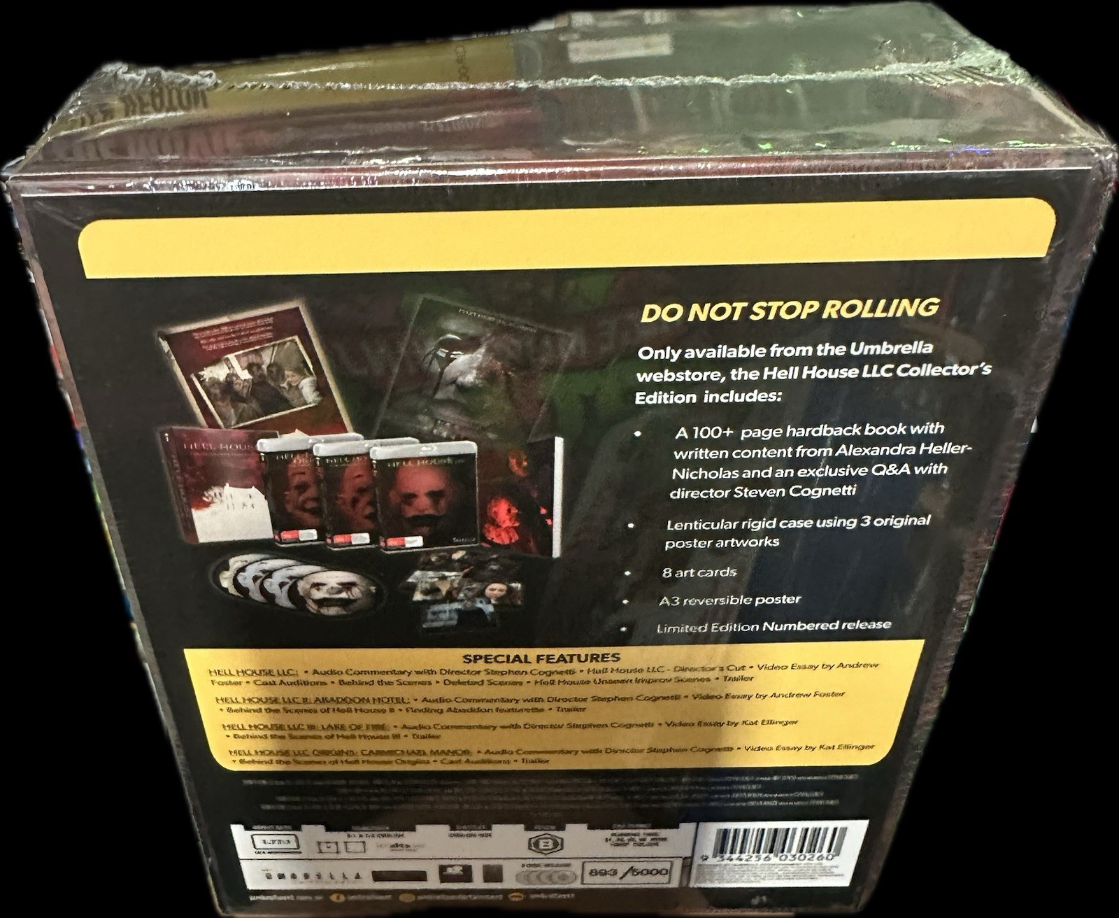 BLU RAY HELL HOUSE LLC COMPLETE COLLECTION I-IV LE [#893/5000] FACTORY SEALED