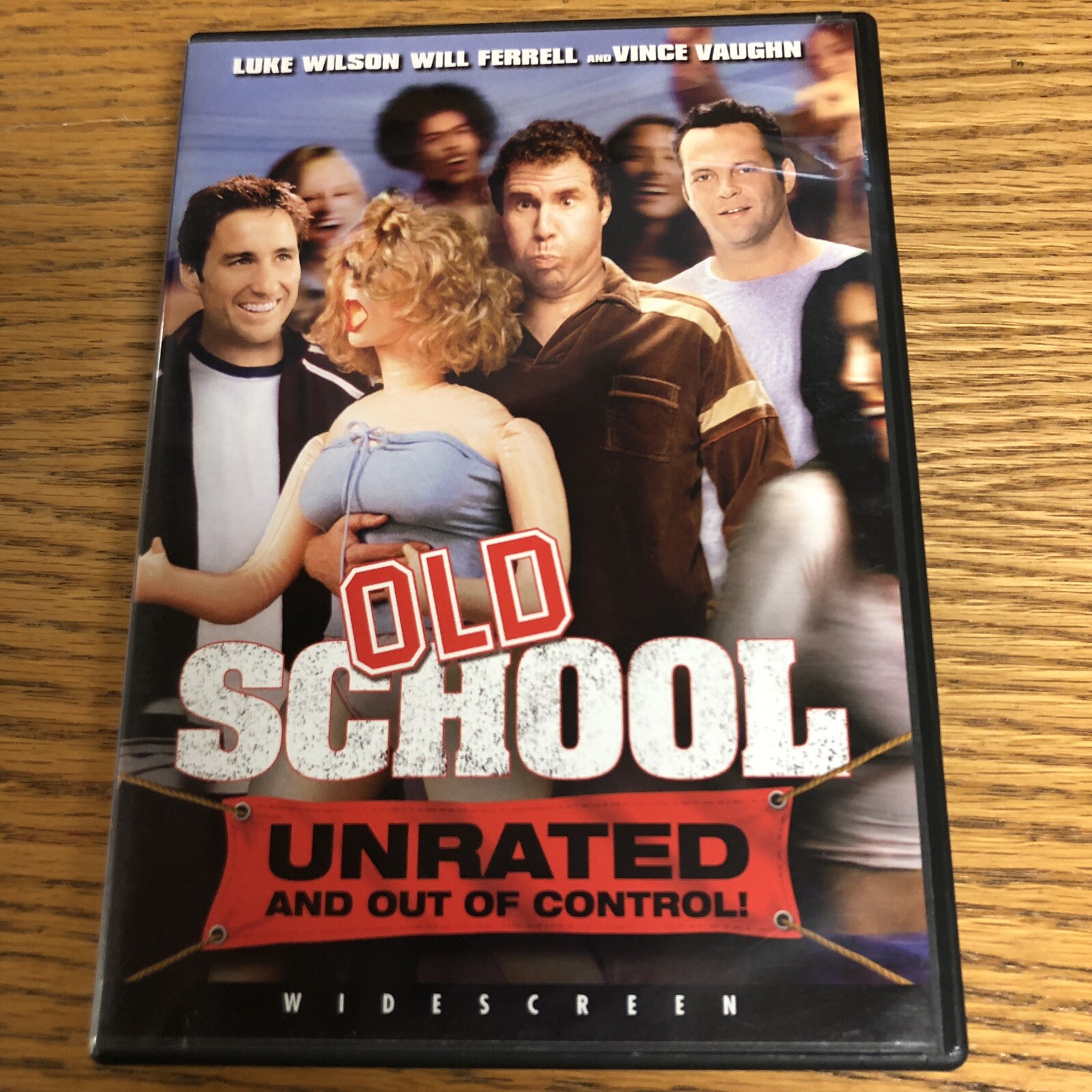Old School (DVD, 2003, Widescreen Unrated Version) Comedy Wilson Ferrell Vaughn