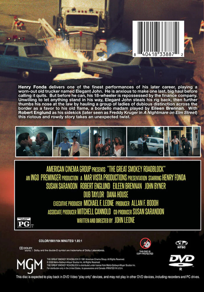 The Great Smokey Roadblock (MOD) (DVD Movie)