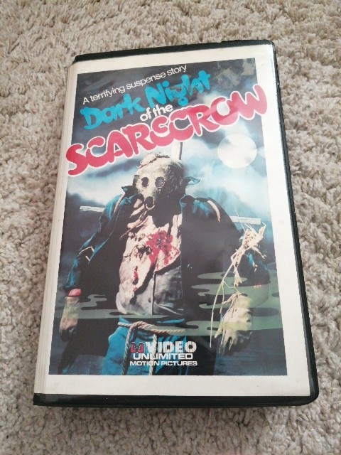 DARK NIGHT OF THE Scarecrow UK VHS TAPE EXCELLENT CONDITION HORROR VINTAGE