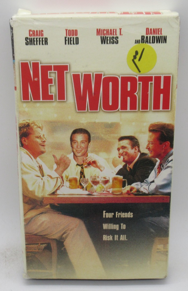 NET WORTH VHS VIDEO MOVIE, CRAIG SHEFFER, TODD FIELD, DANIEL BALDWIN, MICHAEL W.