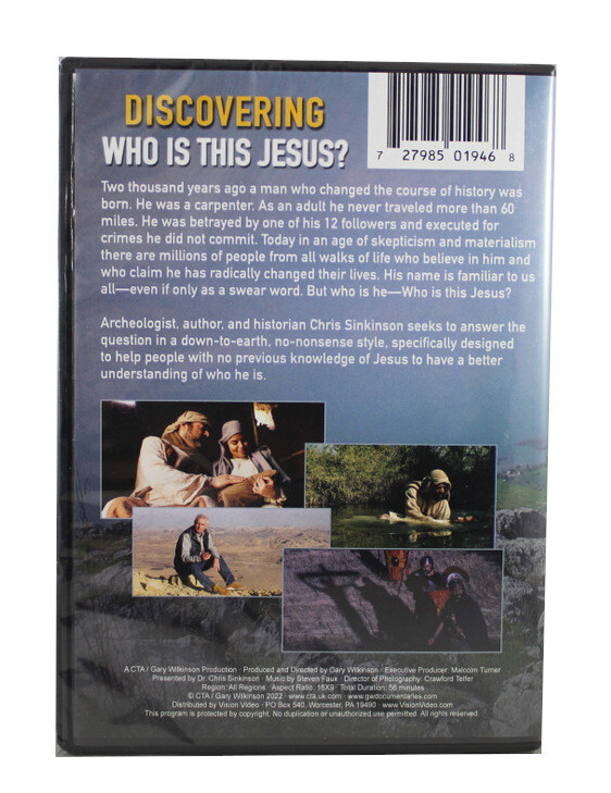 Discovering Who Is This Jesus? NEW DVD Christian Docudrama Chris Sinkinson