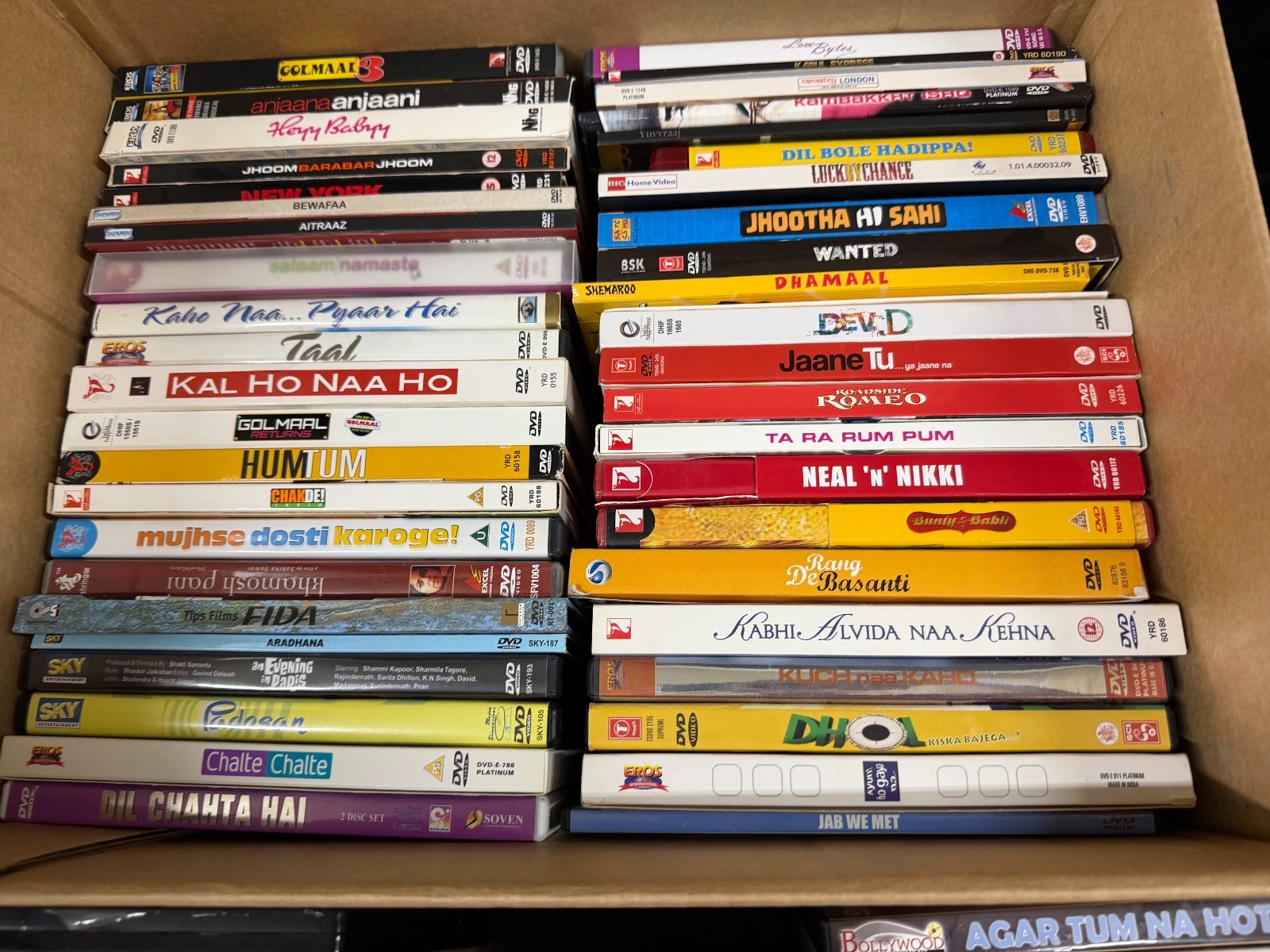 119 Bollywood Indian Hindi DVDs Movie Lot Bengali Films Collection