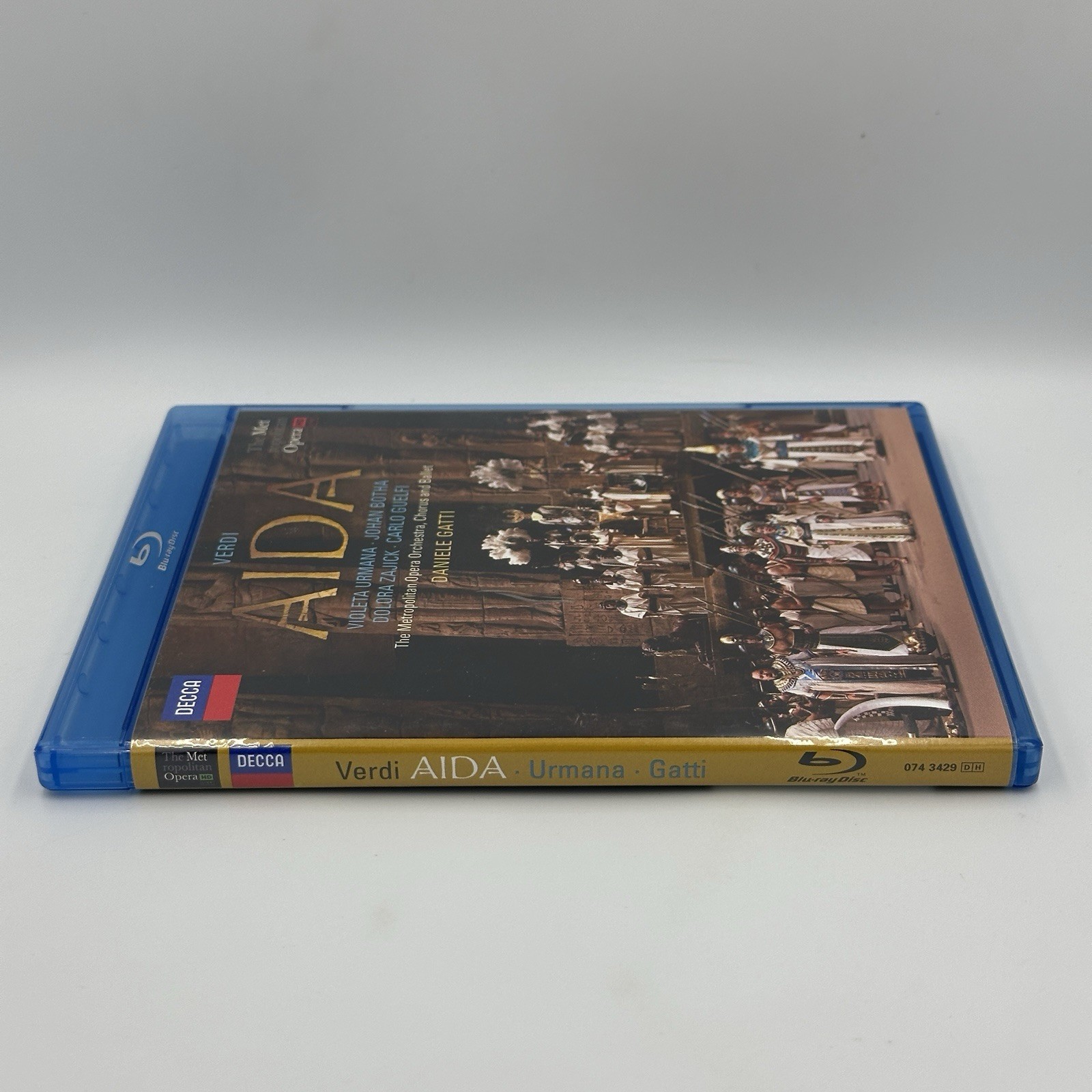 Verdi: AIDA BLURAY / 2011 Decca Dir: Daniele Gatti FREE SHIPPING IN THE USA