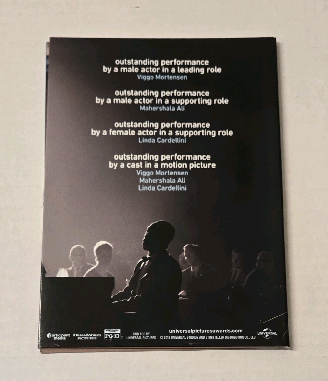 Green Book Movie FYC Promo DVD Drama SAG Awards 2018
