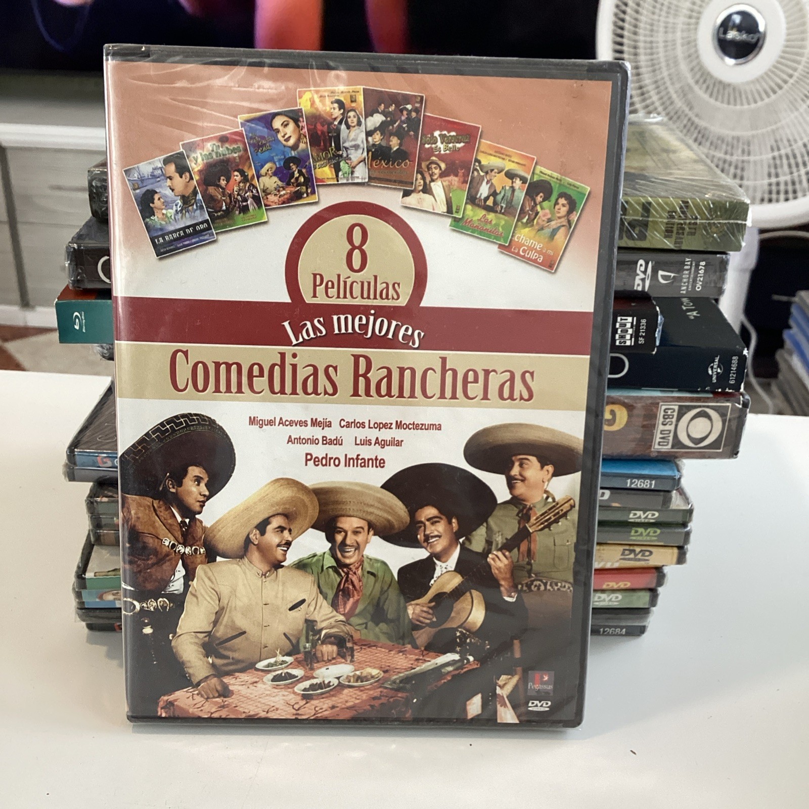 LAS MEJORES COMEDIAS RANCHERAS – COLECCION DE 8 PELICULAS – (DVD) Factory Sealed