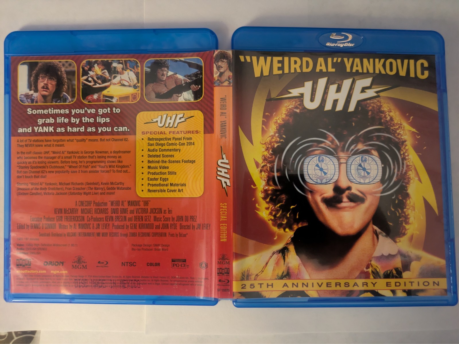 UHF (25th Anniversary Edition) (Blu-ray, 1989)