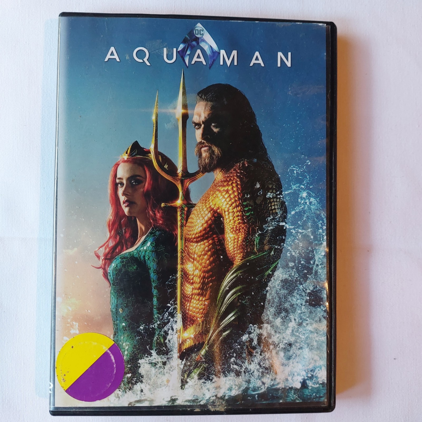 Aquaman DVD (2018) DC Comics Movie Jason Momoa Amber Heard PG-13 Family Video
