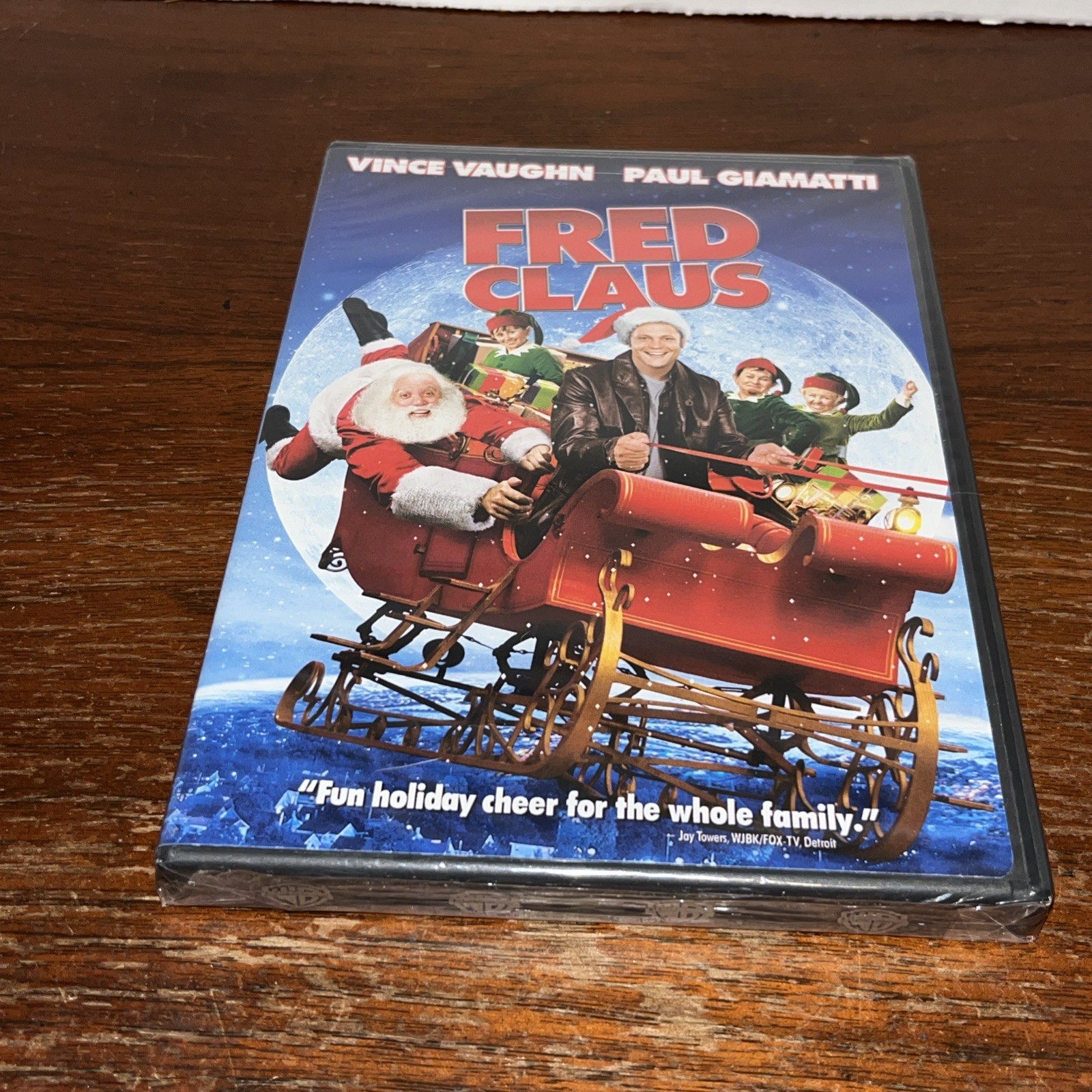 Fred Claus (DVD, 2008) Vince Vaughn Paul Giamatti NEW Sealed – Christmas Comedy