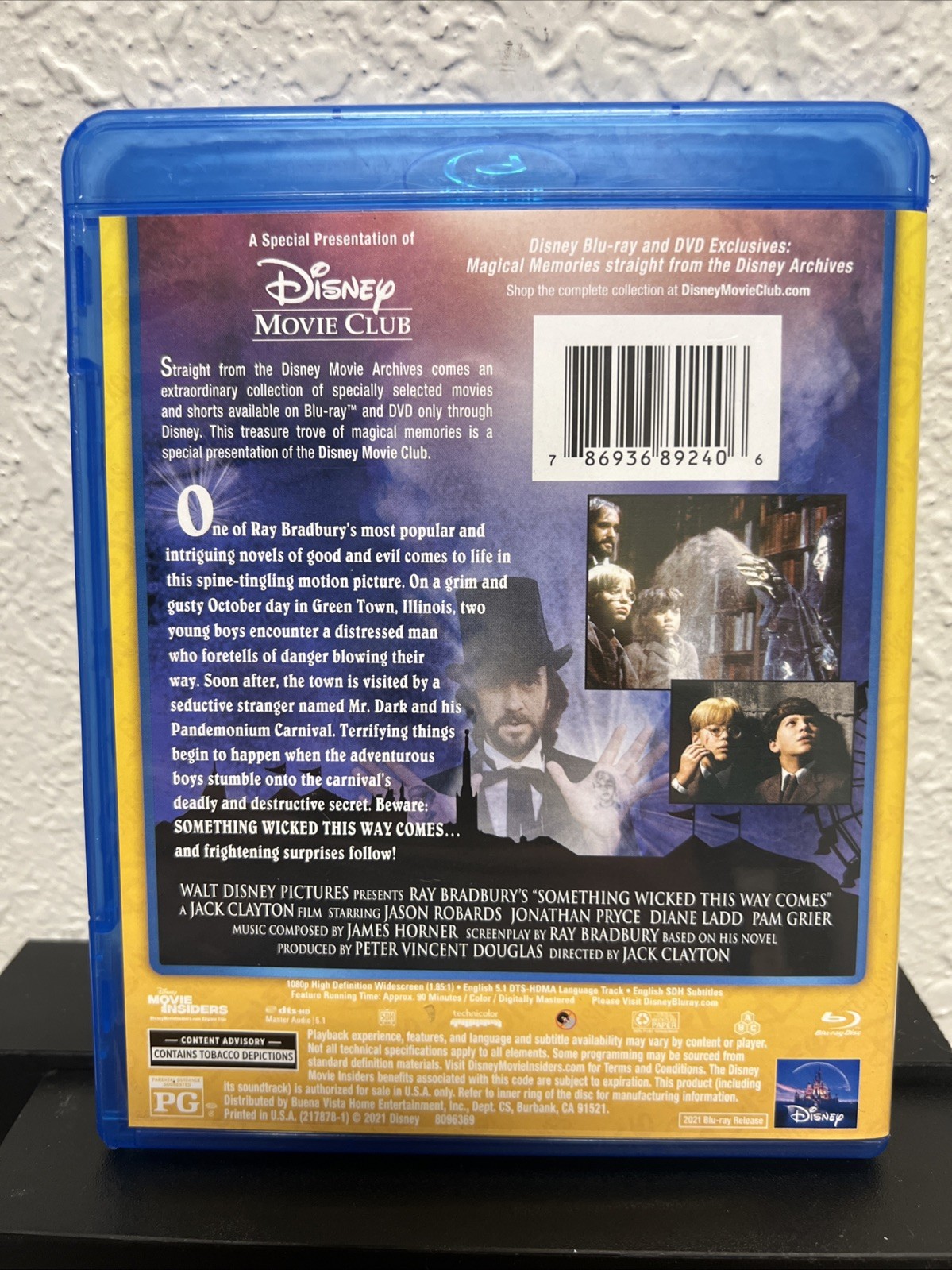 Something Wicked This Way Comes-Blu-Ray Disney Movie Club (DMC) Exclusive Rare