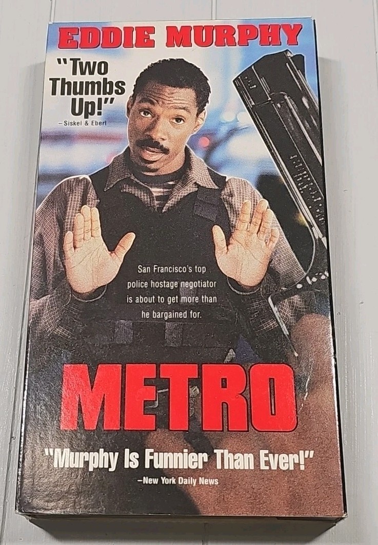 Metro (VHS 1997) Eddie Murphy, Micheal Rapaport