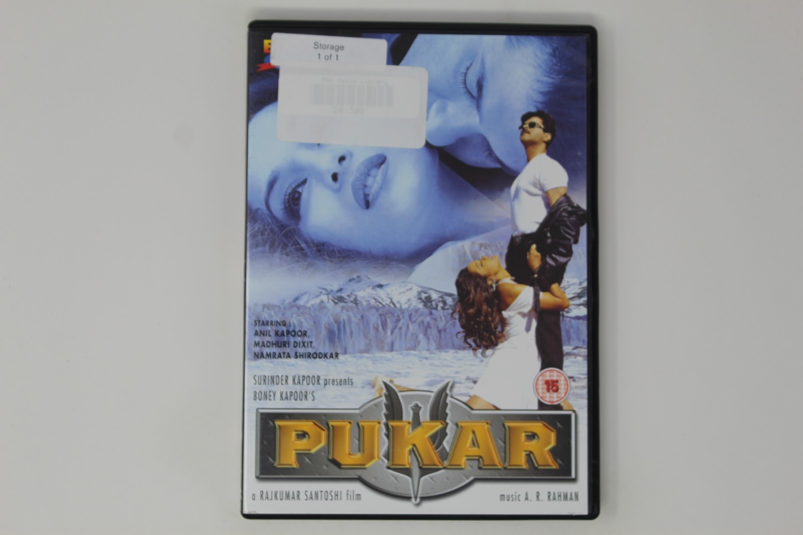 Pukar DVD Bollywood Movie Anil Kapoor Madhuri Dixit R2