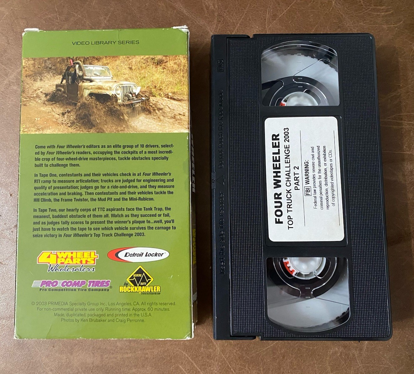 4×4 Four Wheeler Magazine – Top Truck Challenge VHS Tape 2003 OOP HTF Rare