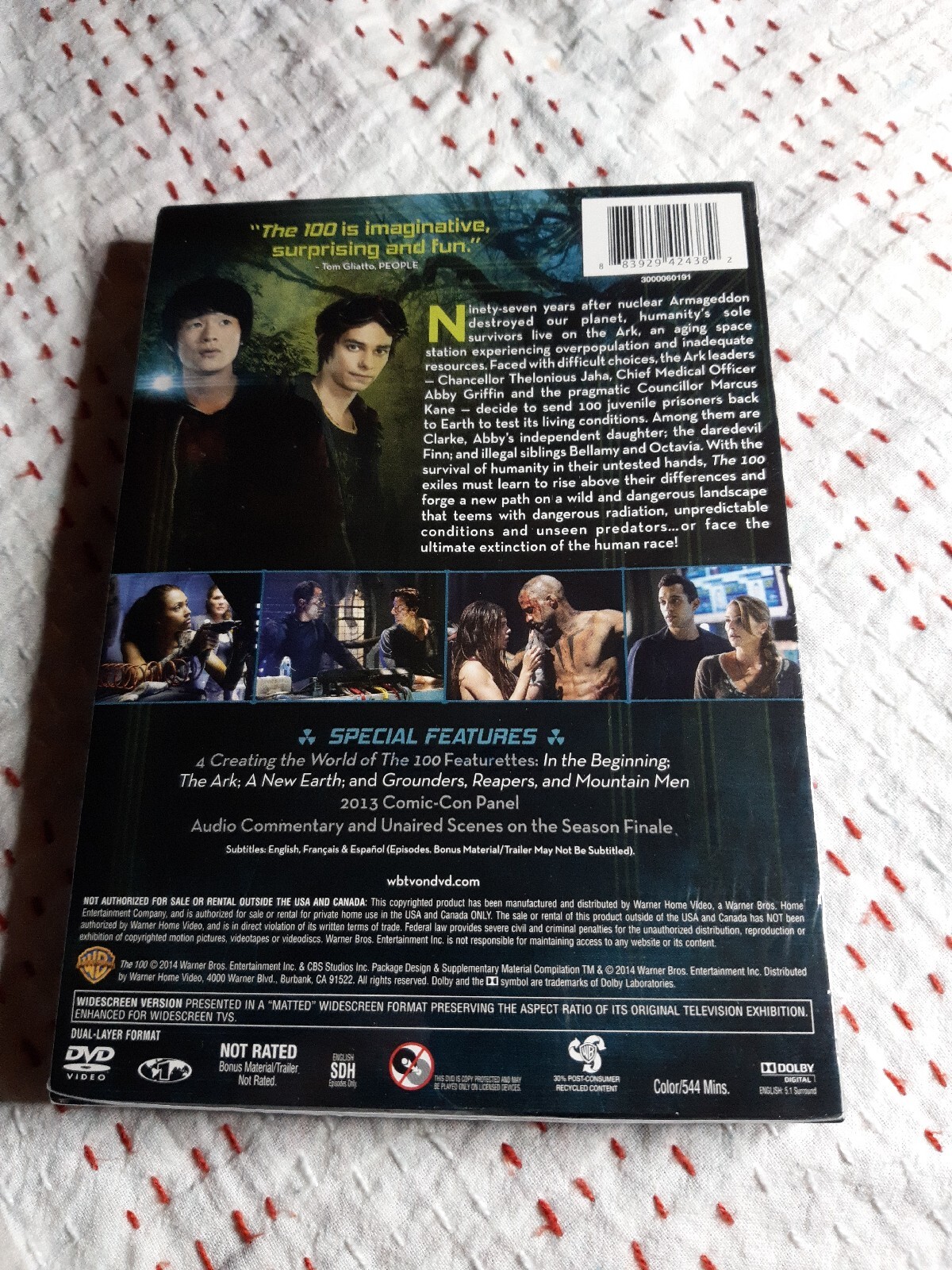 THE 100. Complete Season 1. Dvd.Brand New,Sealed.Region 1