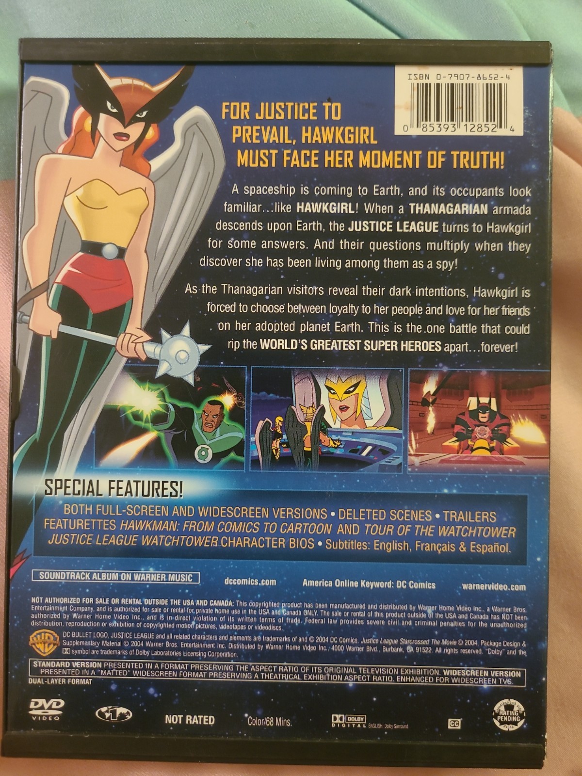 Justice League – Star Crossed: The Movie (DVD, 2004)