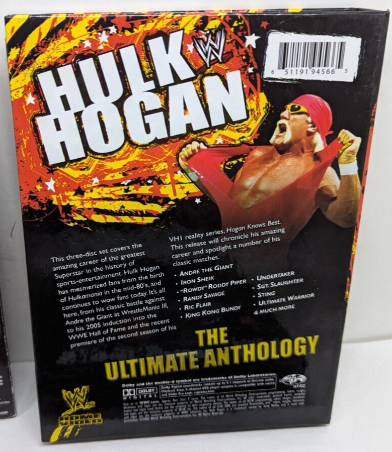 Wrestling Wrestlemania DVD Lot 17 Discs Hogan, Austin, Mysterio, Flair, WWE