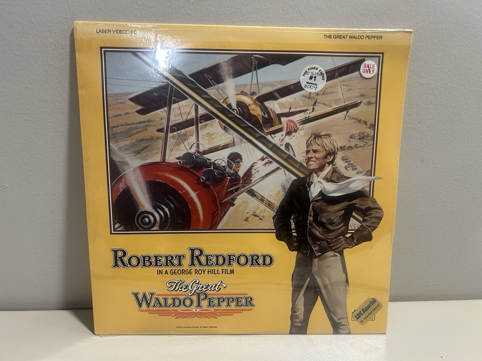 “The Great Waldo Pepper” (1975) George Roy Hill Film LaserDisc W/Robert Redford