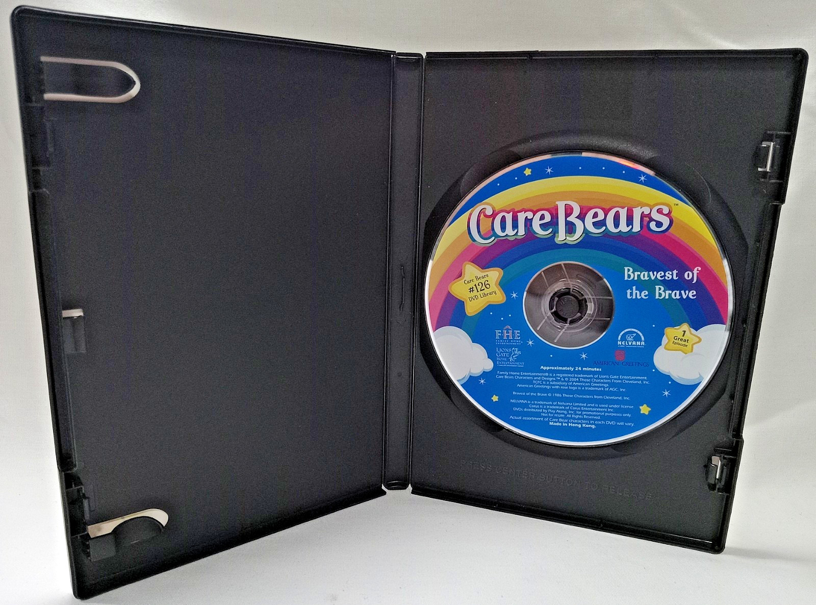Care Bears Cousins DVD Bravest of The Brave #126 DVD Library American Greetings!