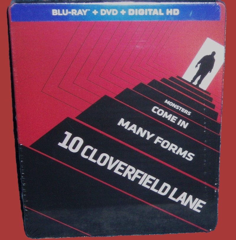 BRAND NEW RARE OOP 10 CLOVERFIELD LANE BLU RAY & DVD MOVIE STEELBOOK 2016