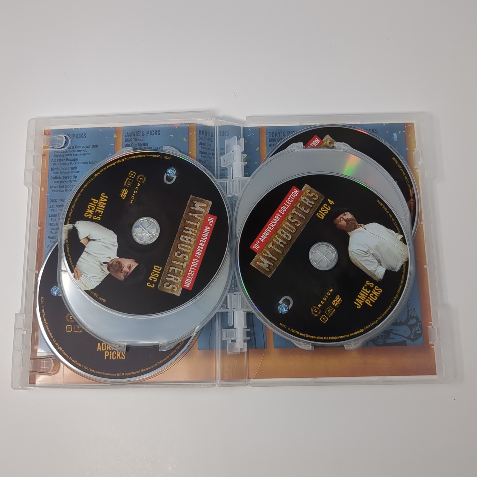 Mythbusters 10th Anniversary Collection (10 DVD Set) very good – 50 EPISODES