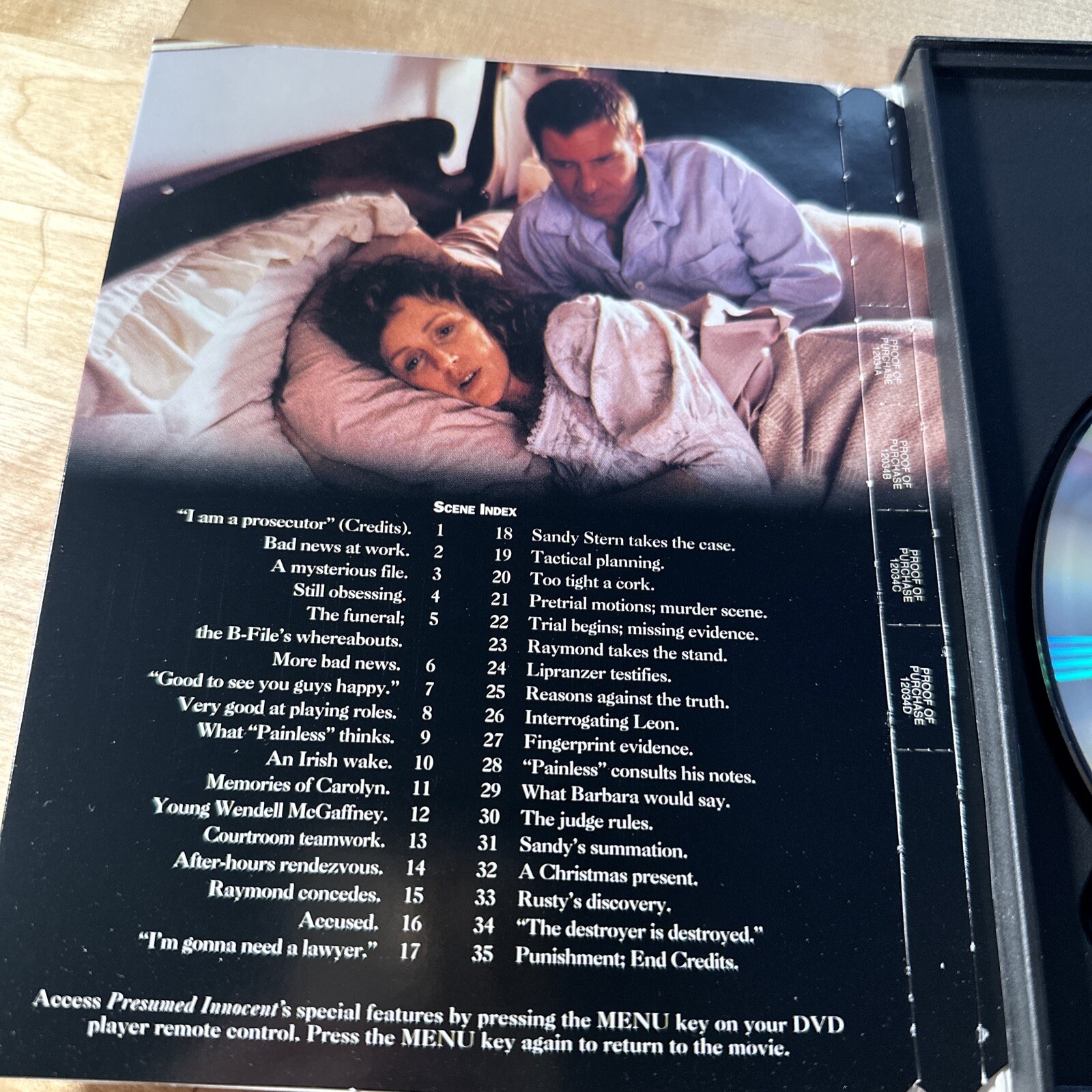 Presumed Innocent (DVD, 1997)